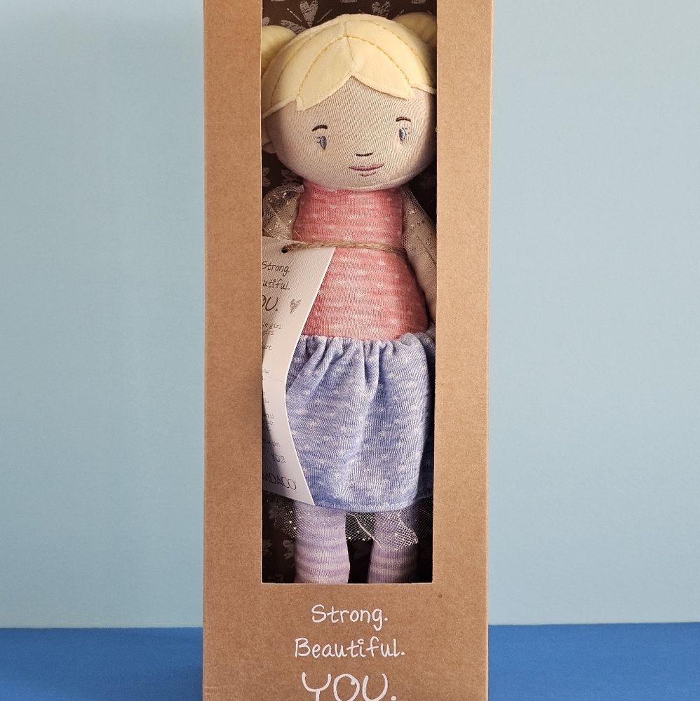 Strong Beautiful You Blond Doll Fabric Plush